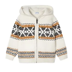 Bone Knitting Zip-Up