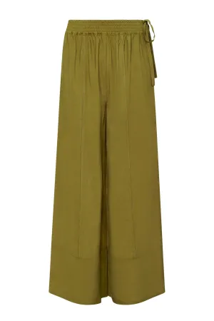 Marie Rayon Trousers Khaki