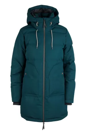 Mellow Vattert Parkas - Mørk Grønn